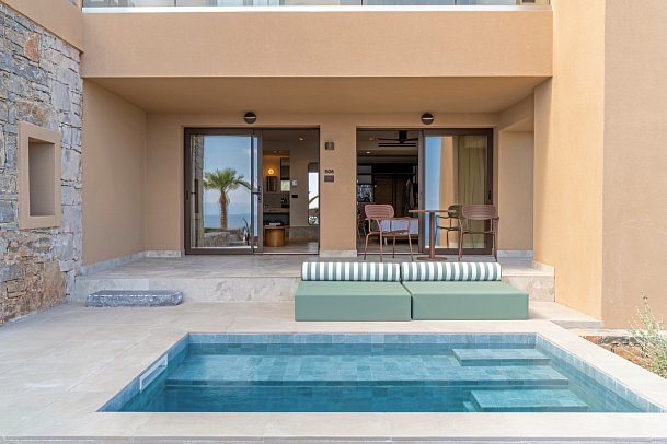 INNSiDE by Melia Elounda - Wohnbeispiel Suite Privatpool (Zimmercodierung WBR)