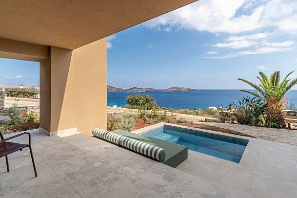 INNSiDE by Melia Elounda - Wohnbeispiel Suite Privatpool (Zimmercodierung WBR)