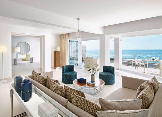 Grecotel LUX ME White - Wohnbeispiel Villa White Privat Pool Meeresfront (Zimmercodierung VBR)