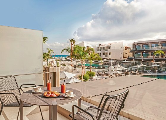 Nautilux Rethymno by Mage Hotels - Wohnbeipiel Doppelzimmer Classic Meerblick (Zimmercodierung D1M)