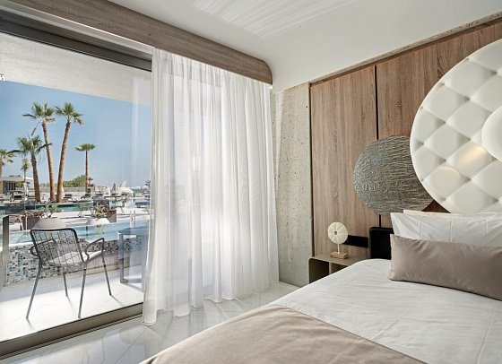 Nautilux Rethymno by Mage Hotels - Wohnbeispiel Doppelzimmer Superior Poolblick Plunge Pool (Zimmercodierung DSP)