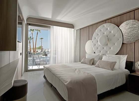 Nautilux Rethymno by Mage Hotels - Wohnbeispiel Doppelzimmer Superior Poolblick Plunge Pool (Zimmercodierung DSP)