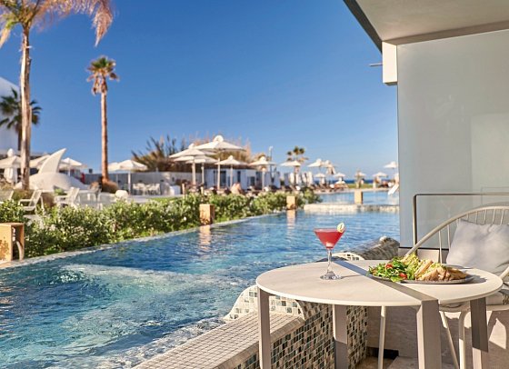 Nautilux Rethymno by Mage Hotels - Wohnbeispiel Doppelzimmer Superior Poolblick Plunge Pool (Zimmercodierung DSP)