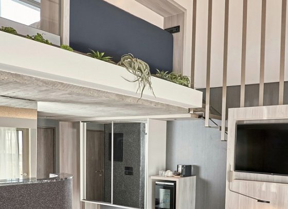 Nautilux Rethymno by Mage Hotels - Wohnbeispiel Maisonette mit Hot Tub Meerblick (Zimmercodierung MBM)