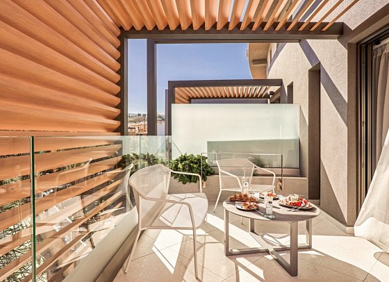Nautilux Rethymno by Mage Hotels - Wohnbeispiel Maisonette mit Hot Tub Meerblick (Zimmercodierung MBM)
