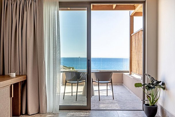 Kakkos Terra Blu - Wohnbeispiel Doppelzimmer Meerblick (Zimmercodierung D1M)