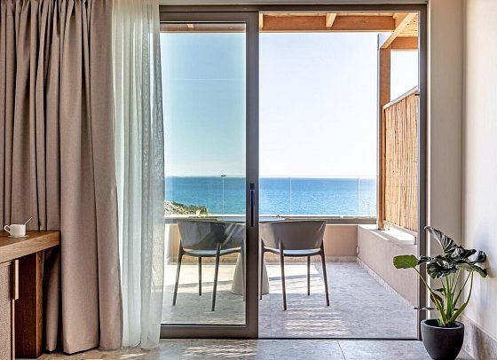 Kakkos Terra Blu - Wohnbeispiel Doppelzimmer Meerblick (Zimmercodierung D1M)
