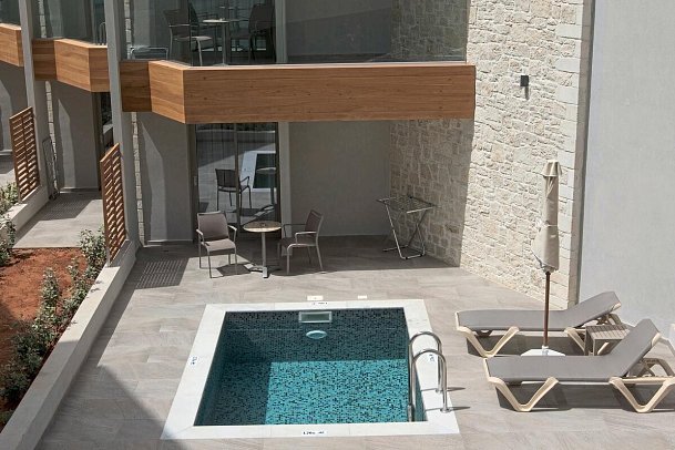 Cactus Mare - Wohnbeispiel Doppelzimmer Privatpool (Zimmercodierung DBR)