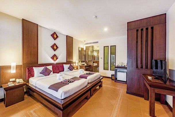 Duangjitt Resort & Spa - Wohnbeispiel Deluxe Bungalow (Zimmercodierung BD1)