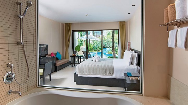 Apsara Beachfront Resort & Villa - Wohnbeispiel Pool Access (Zimmercodierung UBQ)