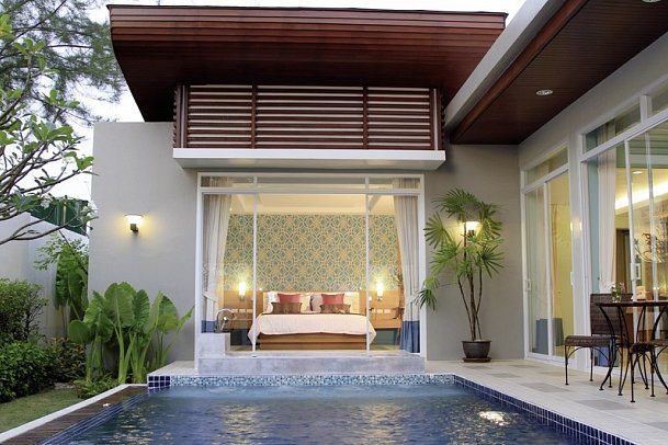 Apsara Beachfront Resort & Villa - Wohnbeispiel Pool Villa (Zimmercodierung VB5)