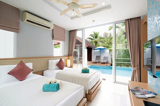 Apsara Beachfront Resort & Villa - Wohnbeispiel Family Pool Villa (Zimmercodierung VI1/VI5)