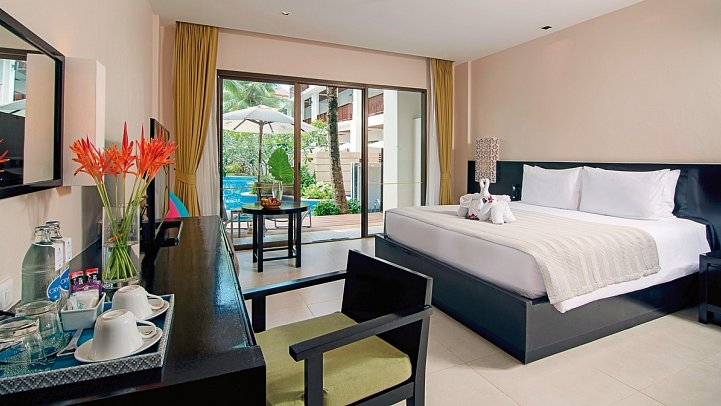 Apsara Beachfront Resort & Villa - Wohnbeispiel Pool Access (Zimmercodierung UBQ)