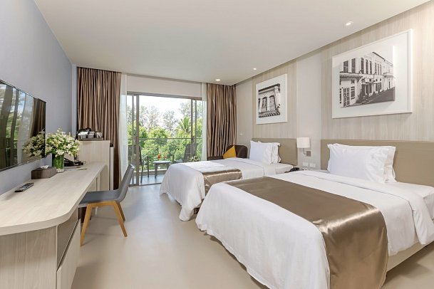 X10 Khaolak Resort - Wohnbeispiel Deluxe Beach Wing (Zimmercodierung UD1)