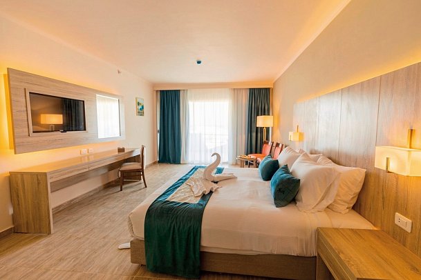 Seven Seas Jolie Bay - Wohnbeispiel Doppelzimmer Gartenblick/Poolblick (Zimmercodierungen DP1, DBG, DCG, DBP & DCP)