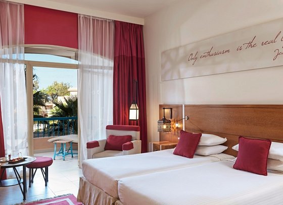 Club Paradisio El Gouna - Wohnbeispiel Doppelzimmer Premium Poolblick (Zimmercodierungen ULP, DCP & DMP)