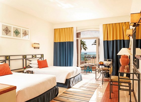 Club Paradisio El Gouna - Wohnbeispiel Doppelzimmer Premium Meerblick (Zimmercodierungen ULM, DCM & DMM)
