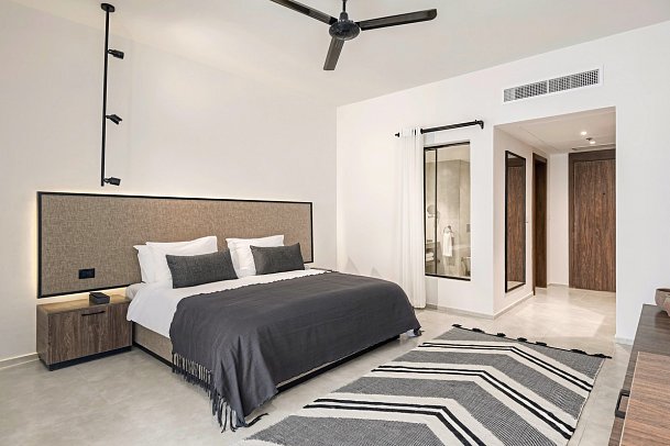 Serry Beach Resort - Wohnbeispiel Doppelzimmer Deluxe Gartenblick (Zimmercodierungen DDG & DCG)