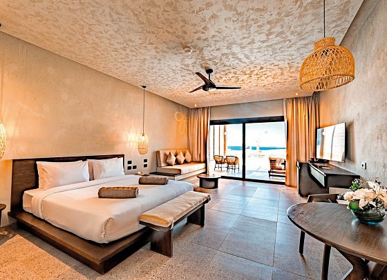 Sentido Naga Bay - Wohnbeispiel Juniorsuite Swim Up Gartenblick (Zimmercodierungen JBQ & JNQ)
