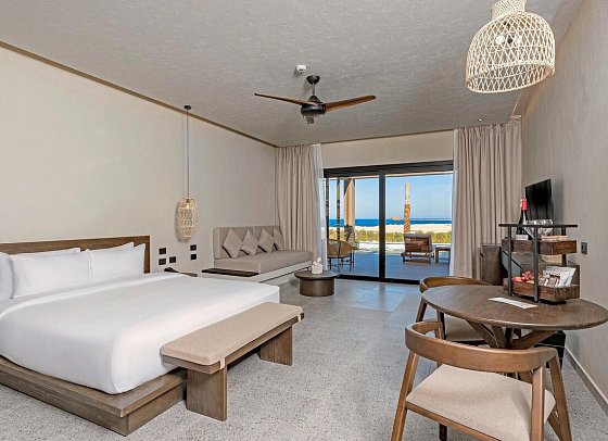 Sentido Naga Bay - Wohnbeispiel Juniorsuite Swim Up Meerblick (Zimmercodierung J1Q)