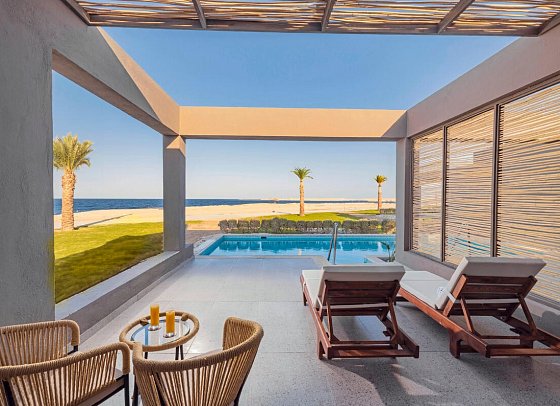 Sentido Naga Bay - Wohnbeispiel Juniorsuite Swim Up Meerblick (Zimmercodierung J1Q)