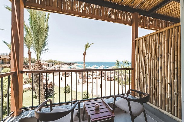 ananea Hurghada - Beispiel Balkon Doppelzimmer Superior Meeresfront (Zimmercodierung DSO)