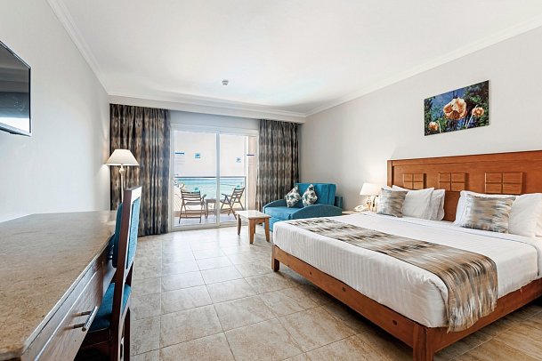 SUNRISE Solara Aqua Park Resort - Wohnbeispiel Doppelzimmer Superior Meerblick (Zimmercodierungen DSM & DCM)