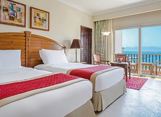 Kempinski Soma Bay - Wohnbeispiel Doppelzimmer Meerblick (Zimmercodierungen D7M, DCM & DBM)