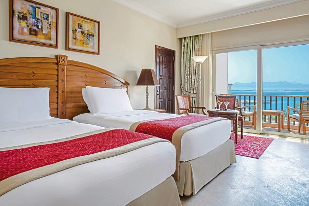 Kempinski Soma Bay - Wohnbeispiel Doppelzimmer Meerblick (Zimmercodierungen D7M, DCM & DBM)
