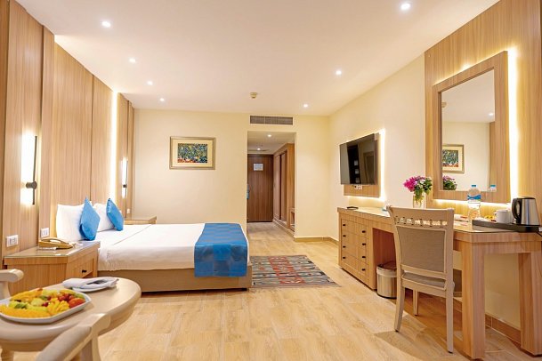 Sentido Caribbean World Soma Bay - Wohnbeispiel Doppelzimmer Swim Up Gartenblick (Zimmercodierung D1Q)