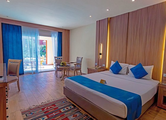 Sentido Caribbean World Soma Bay - Wohnbeispiel Doppelzimmer Swim Up Gartenblick (Zimmercodierung D1Q)