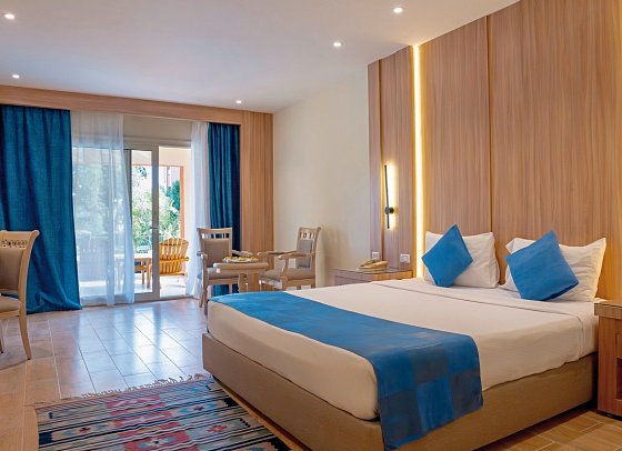 Sentido Caribbean World Soma Bay - Wohnbeispiel Doppelzimmer Swim Up Gartenblick (Zimmercodierung D1Q)