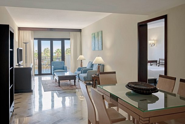 Steigenberger ALDAU Beach Hotel - Wohnbeispiel Juniorsuite Deluxe Meerblick (Zimmercodierung JDM)