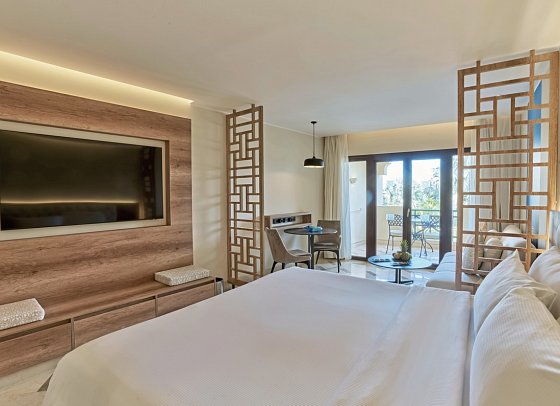 Steigenberger ALDAU Beach Hotel - Wohnbeispiel Suite Superior Meerblick (Zimmercodierungen WSM, WS1, WC1 & WC2)