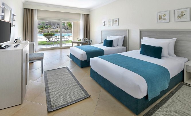 JAZ Soma Beach - Wohnbeispiel Doppelzimmer Superior Poolblick (Zimmercodierungen DSP & DCP)