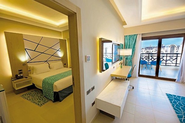 Gravity Hotel & Aquapark Sahl Hasheesh - Wohnbeispiel Familienzimmer (Zimmercodierungen F1M & F1G)