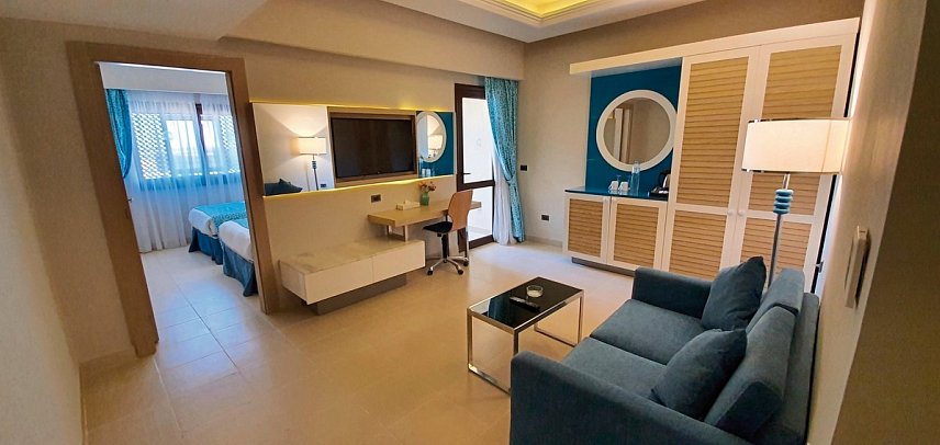 Gravity Hotel & Aquapark Sahl Hasheesh - Wohnbeispiel Familienzimmer (Zimmercodierungen F1M & F1G)