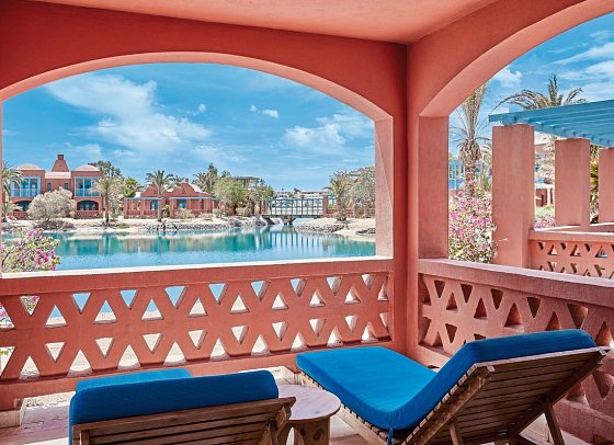Sheraton Miramar Resort El Gouna - Beispiel Balkon Doppelzimmer Superior (Zimmercodierungen DG1, DC1 & DS1)