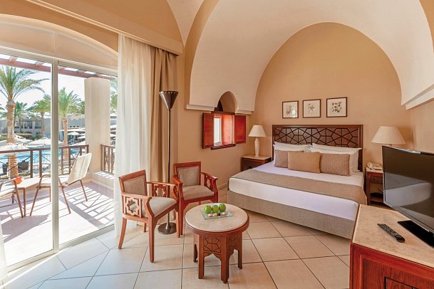 Iberotel Makadi Beach - Wohnbeispiel Doppelzimmer Superior Poolblick (Zimmercodierungen DSP & DCP)