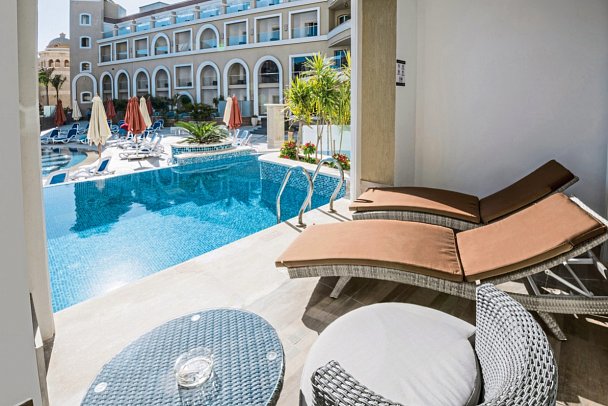 KaiSol Romance Resort - Wohnbeispiel Doppelzimmer Deluxe Swim-Up (Zimmercodierung UDQ)