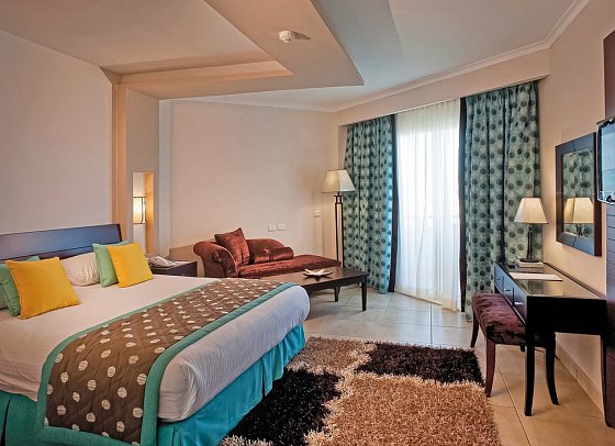 Amwaj Beach Club Abu Soma - Wohnbeispiel Doppelzimmer Deluxe Meerblick (Zimmercodierungen UDM, DC2 & DDM)