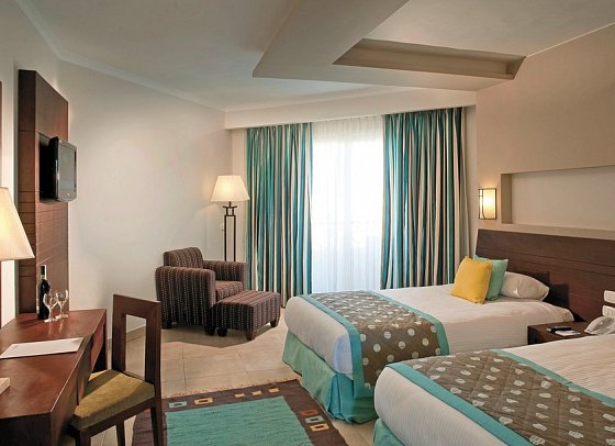 Amwaj Beach Club Abu Soma - Wohnbeispiel Doppelzimmer Deluxe Meerblick (Zimmercodierungen UDM, DC2 & DDM)