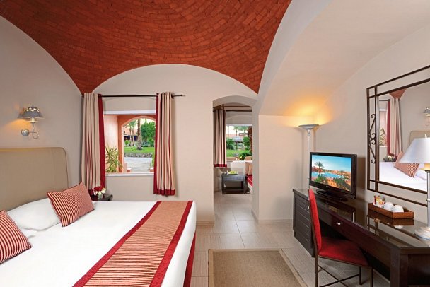 JAZ Makadi Oasis Resort - Wohnbeispiel Doppelzimmer Superior Gartenblick (Zimmercodierungen DSG & DCG)