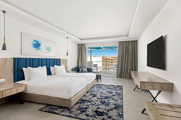 Pickalbatros Blu Spa Resort - Wohnbeispiel Doppelzimmer Deluxe Meerblick (Zimmercodierung DDM)