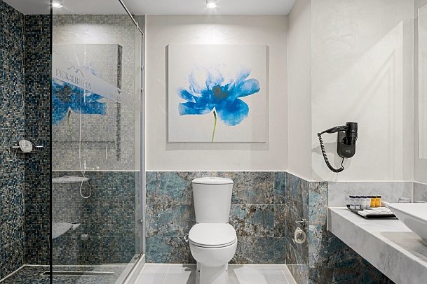 Pickalbatros Blu Spa Resort - Beispiel Bad Doppelzimmer Deluxe (Zimmercodierungen DDP & DDM)