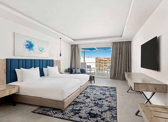 Pickalbatros Blu Spa Resort - Wohnbeispiel Doppelzimmer Deluxe Meerblick (Zimmercodierung DDM)