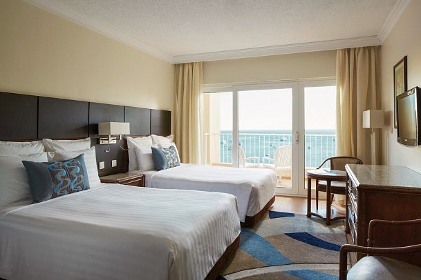 Hurghada Marriott Beach Resort - Wohnbeispiel Doppelzimmer Deluxe Meerblick (Zimmercodierungen DDM & DC1)
