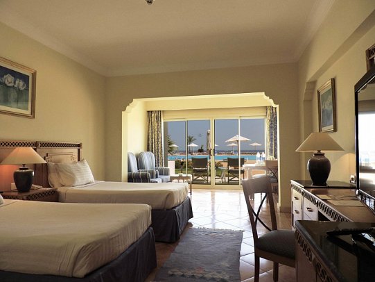 Old Palace Resort Sahl Hasheesh - Wohnbeispiel Doppelzimmer Deluxe Meerblick (Zimmercodierungen DDM & DCM)