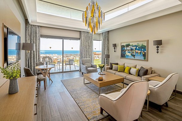 Rixos Premium Magawish Suites & Villas - Wohnbeispiel Suite Lagoon Deluxe (Zimmercodierungen WD1, WC1 & JC1)