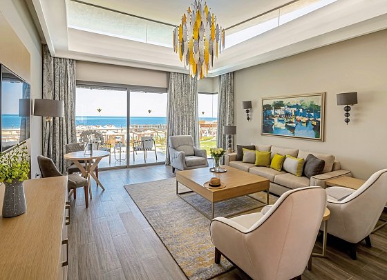 Rixos Premium Magawish Suites & Villas - Wohnbeispiel Suite Lagoon Deluxe (Zimmercodierungen WD1, WC1 & JC1)
